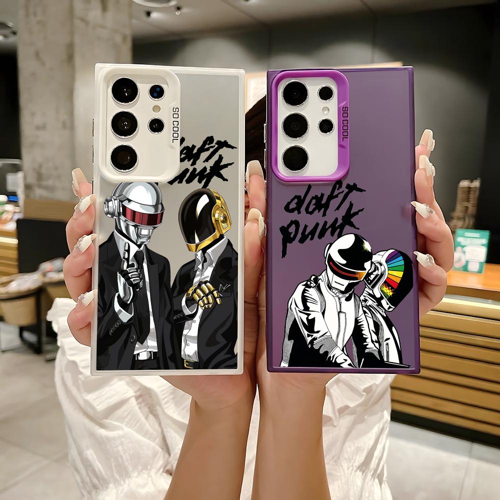 Phone Cases For Samsung - バンドD-ダフトパンク スマホケース Samsung Galaxy S25 Edge