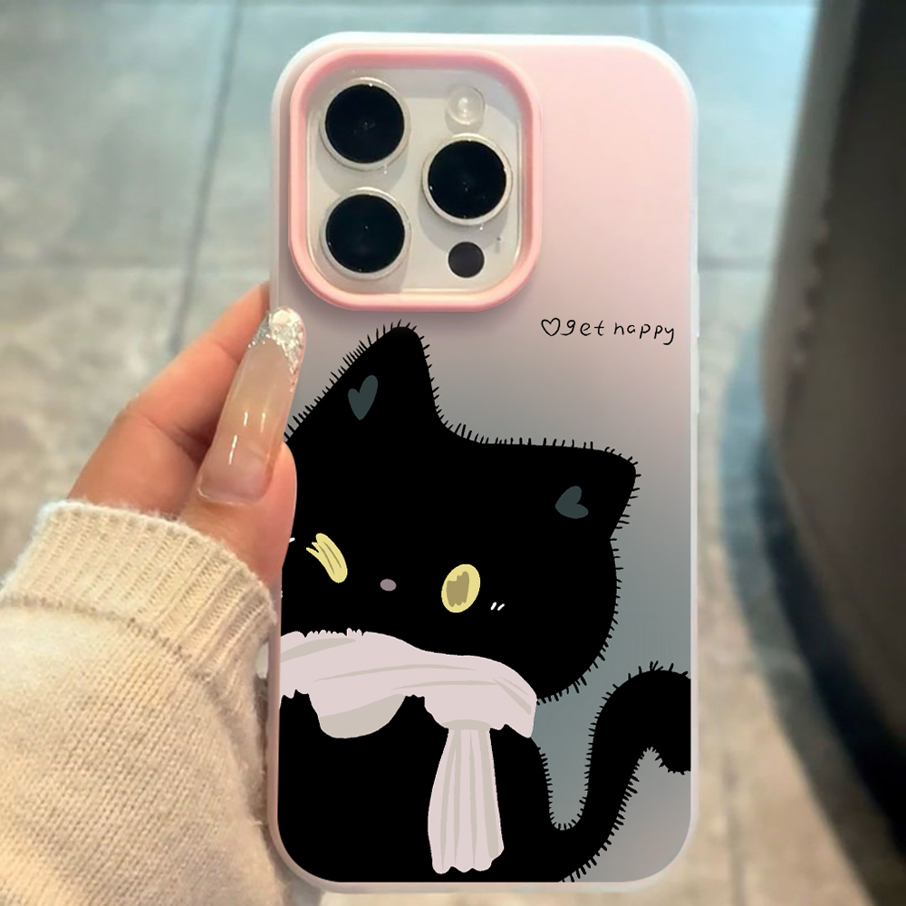 Phone Cases Store - INSカップル黒白猫キャンディーカラー携帯電話ケースXiaomi 14T 15T Pro Xiaomi 17