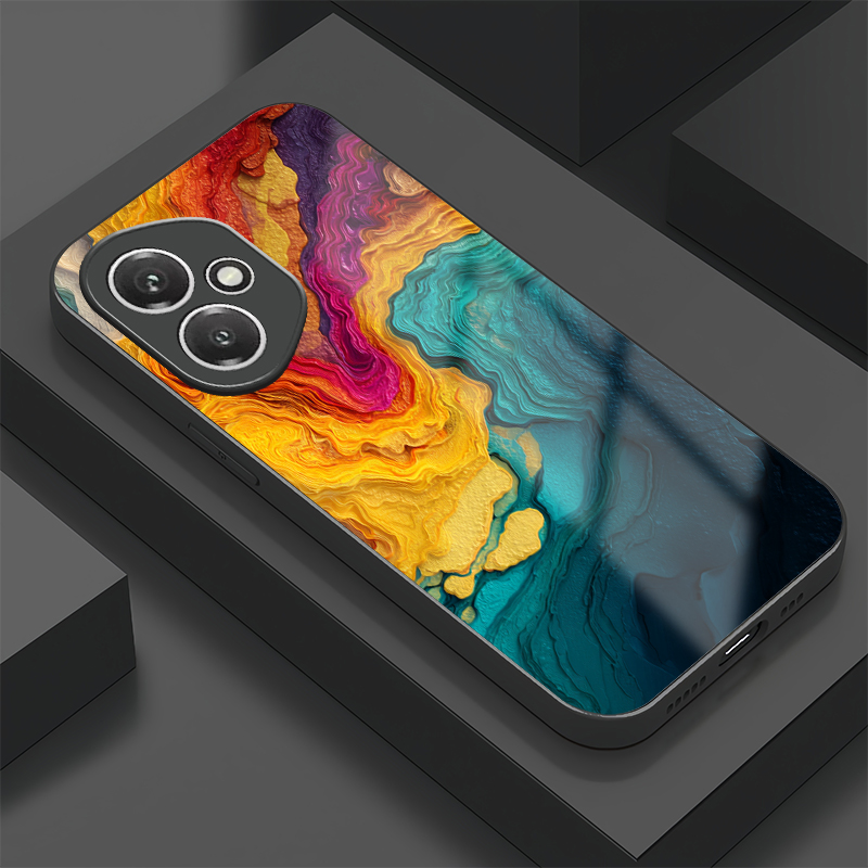 Phone Cases Honor - 大理石模様耐衝撃スマホケース Huawei Honor 50 Lite 30