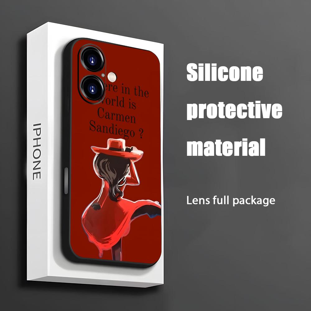 Phone Cases Store - ホットなカルメン・サンディエゴの漫画風iPhoneケース iPhone 16 15 14 13