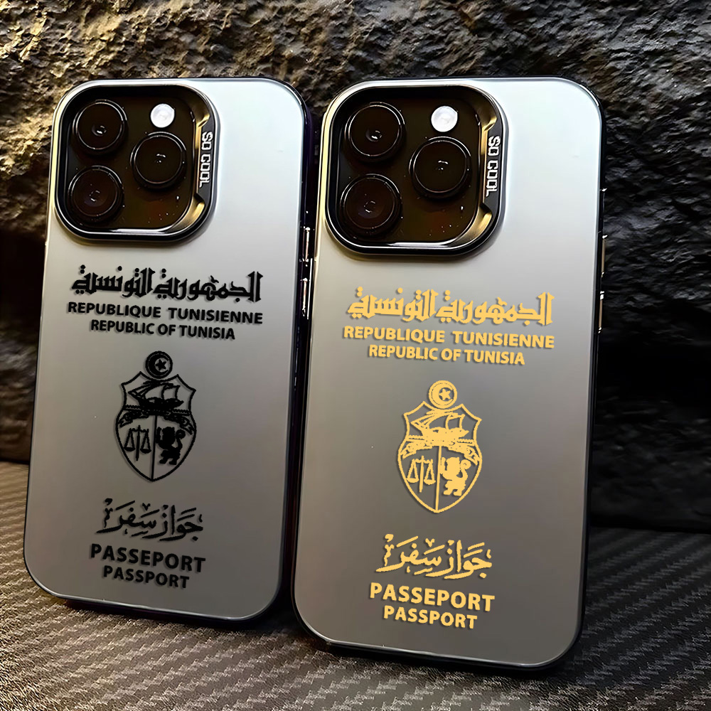 Phone Cases Vape - チュニジアパスポート柄 iPhoneケース iPhone 17 16e 16