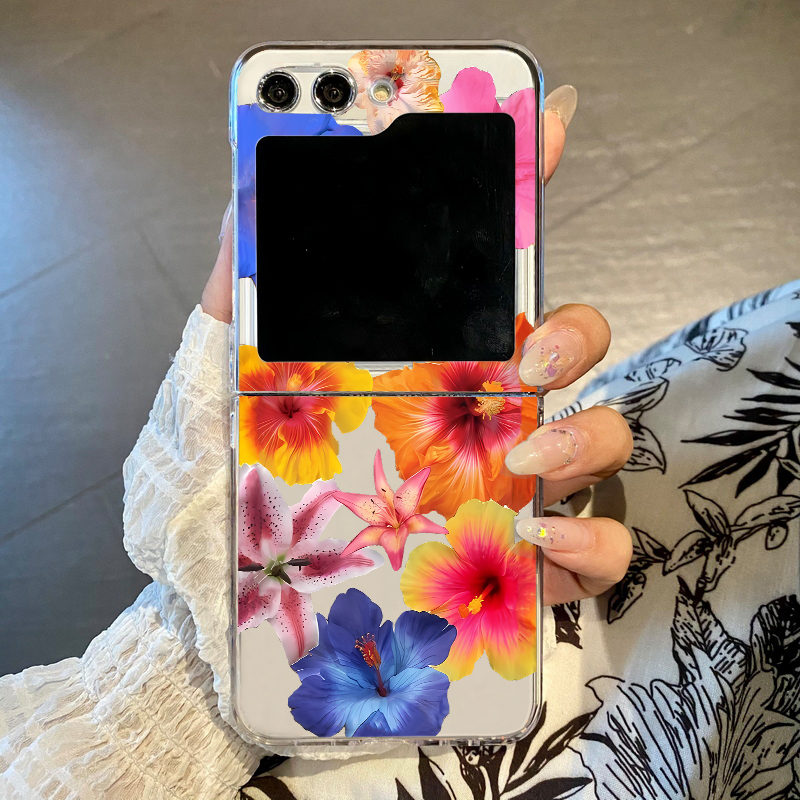 Phone Cases Z Fold 4 - リアルな花柄プリントのSamsung Galaxy Z Flip7 FE Flip6