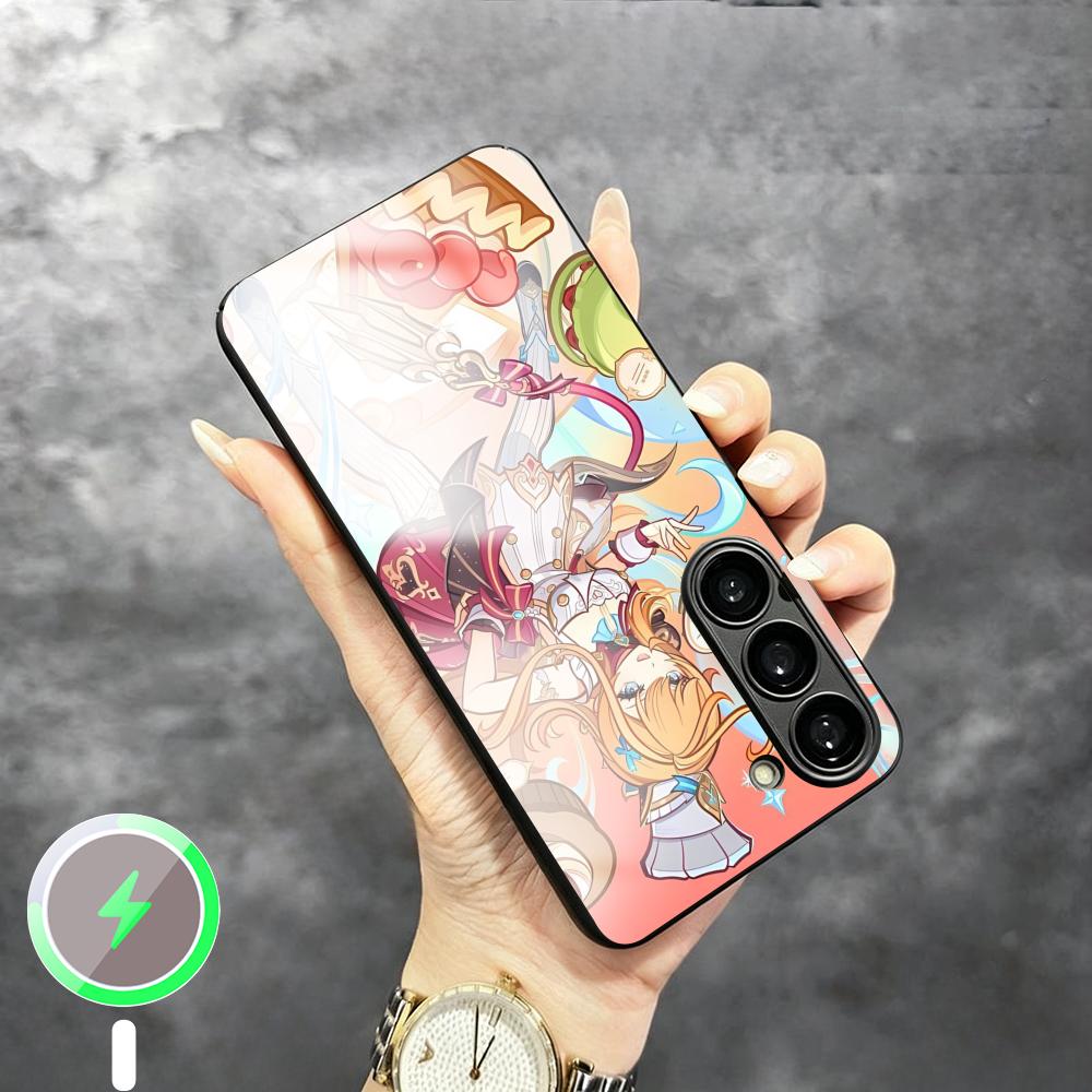Phone Cases Girls - 原神インパクト可愛い女の子アニメエスコフィエスマホケース サムスンS26 S25 S24 S23 S22
