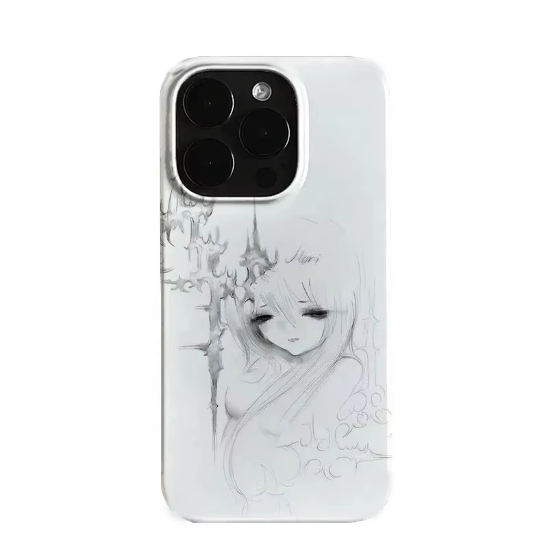 Phone Cases Girls - 高級感あふれる可愛い女の子エンジェルゼリー風スマホケース iPhone 17 Air 16 Pro