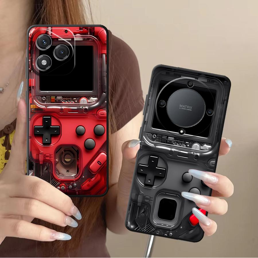 Phone Cases Honor - レトロなゲーム機風ケース Honor X7 70 X5b X9a