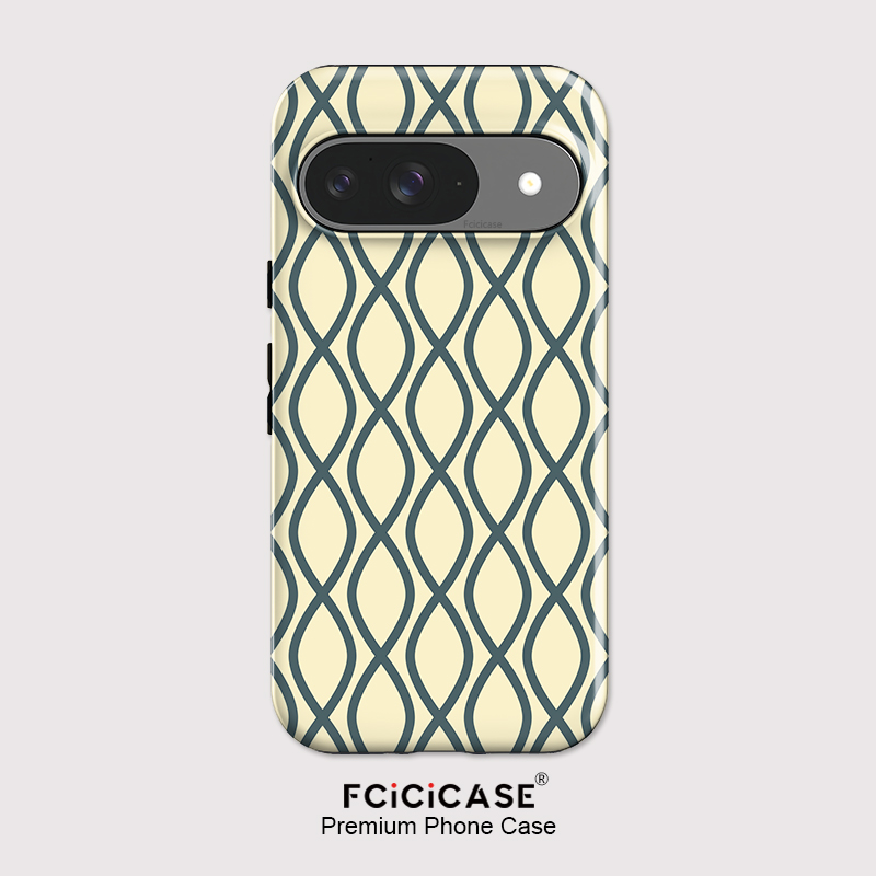 Phone Cases Trendy - Fcicicase ファッションストライププリントスマホケース Google Pixel 9 8