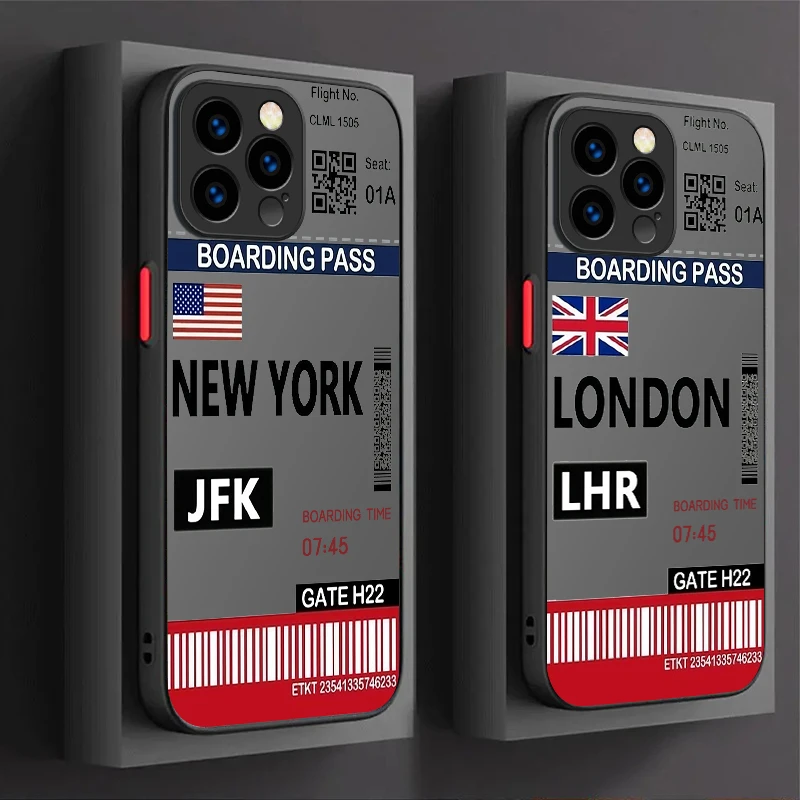 Phone Cases Dubai - 航空券観光都市ロンドンドバイマット iPhone ケース 16 15 14