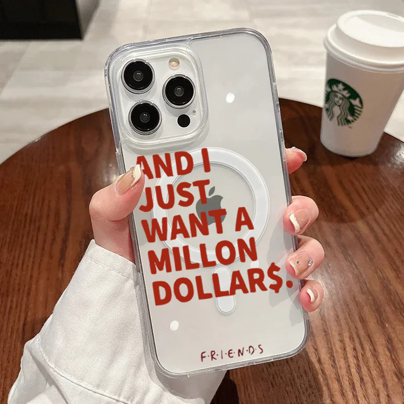 Phone Cases Store - ファッション抽象引用句ケース iPhone 17 Pro 16 15