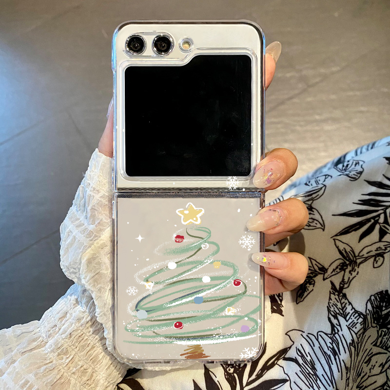 Phone Cases Z Fold 4 - クリスマスツリー柄スマホケース Samsung Galaxy Z Flip7 FE