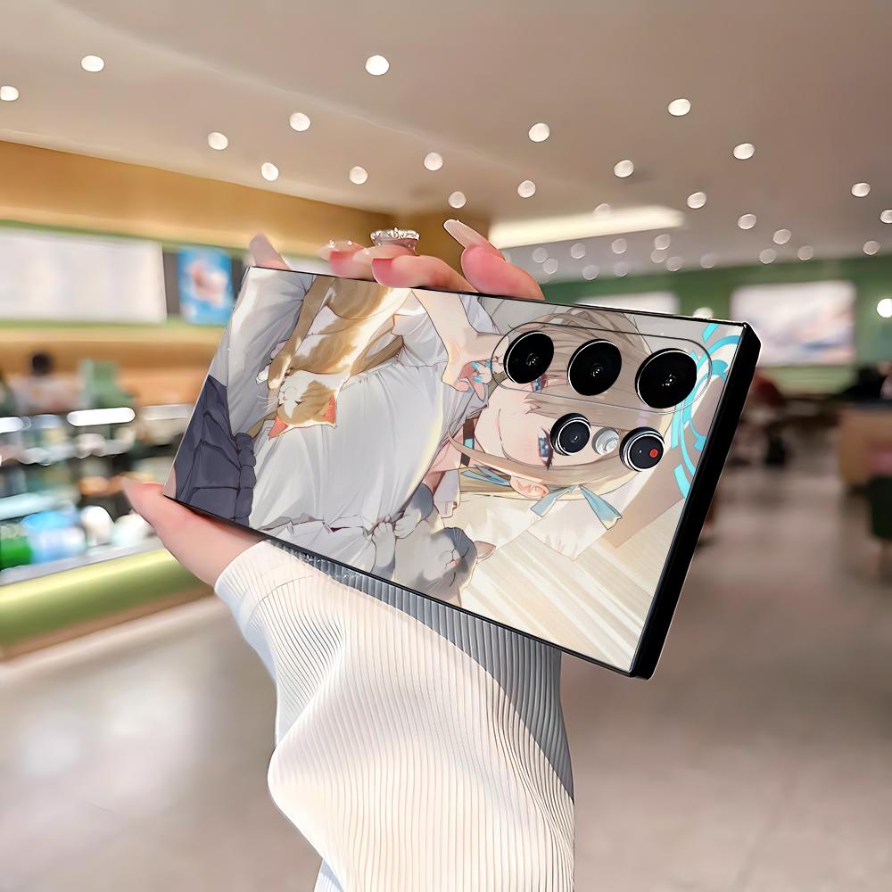 Phone Cases For Samsung - ホットブルーアーカイブ グリルアスナ スマホケース サムスンギャラクシーS26 S25 S24