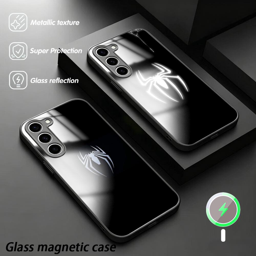 Phone Cases Trendy - クールなパワーファッション スパイダーフォンケース Samsung S26 S25 S24