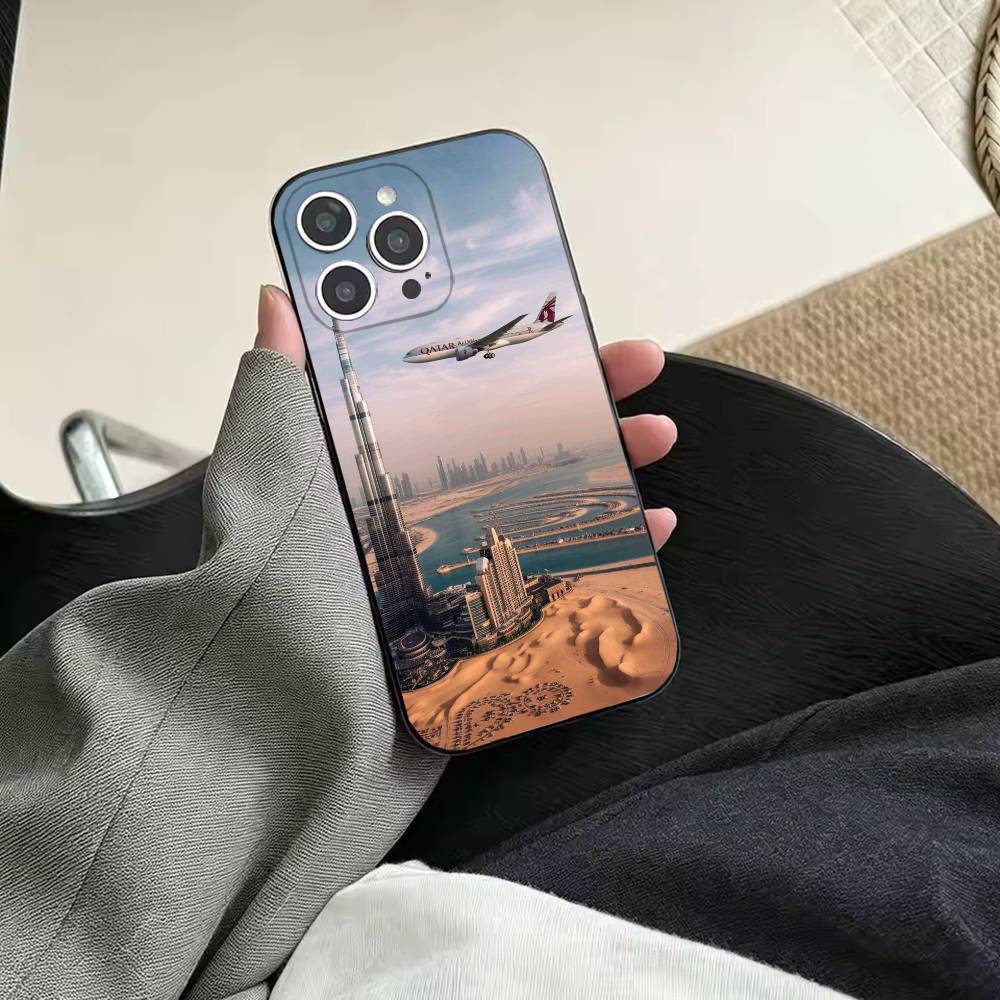 ドバイ・ブルジュ・カリファ飛行機柄iPhoneケース iPh - Phone Cases Dubai のレビューと価格