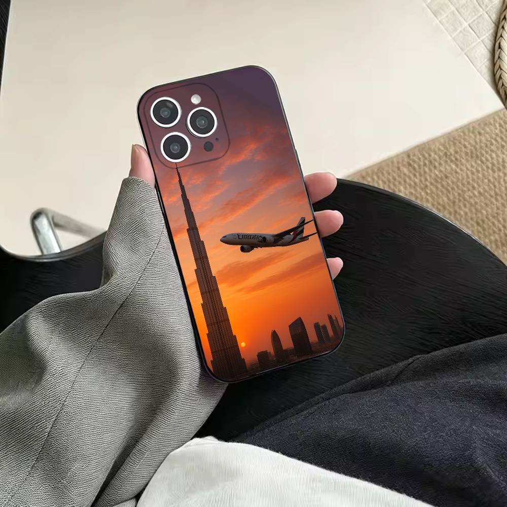 ドバイ・ブルジュ・カリファ飛行機柄iPhoneケース iPh - Phone Cases Dubai のレビューと価格