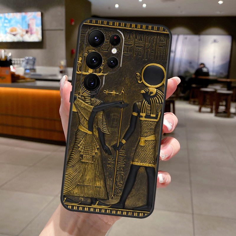 エジプトファラオ壁画柄スマホケース Samsung Gala - Phone Cases Egypt のレビューと価格