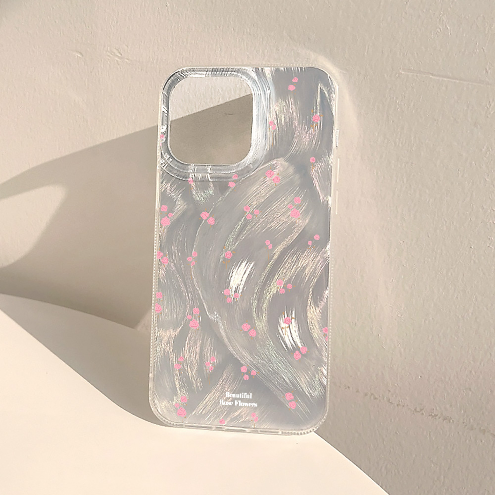 シンプルなピンクの花柄スマホケース Samsung Gala - Phone Cases Pink のレビューと価格