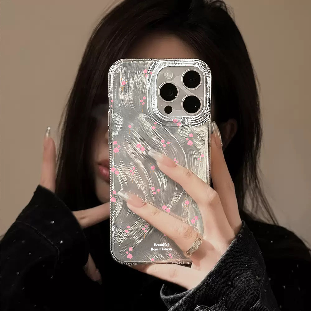 シンプルなピンクの花柄スマホケース Samsung Gala - Phone Cases Pink のレビューと価格