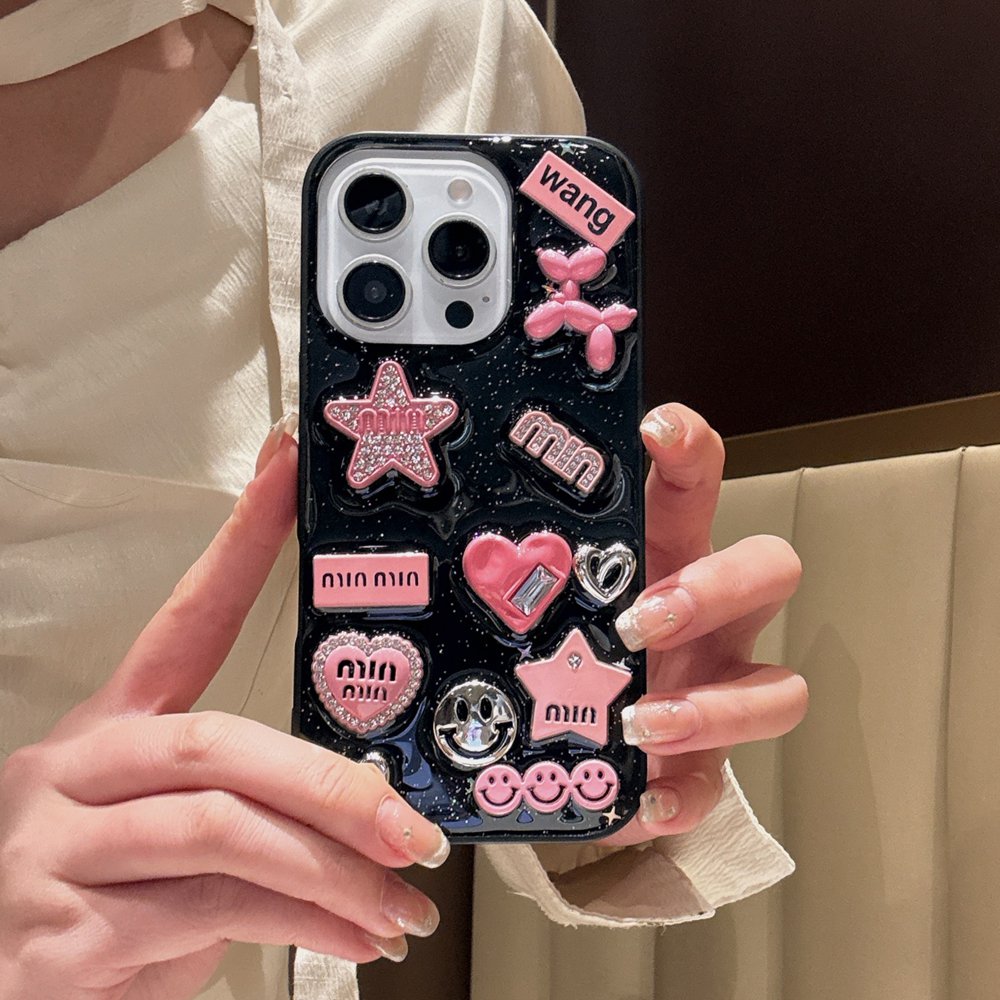 かわいい 3D ラブハート Y2K スタースパイシーガール電 - Phone Cases Dior のレビューと価格
