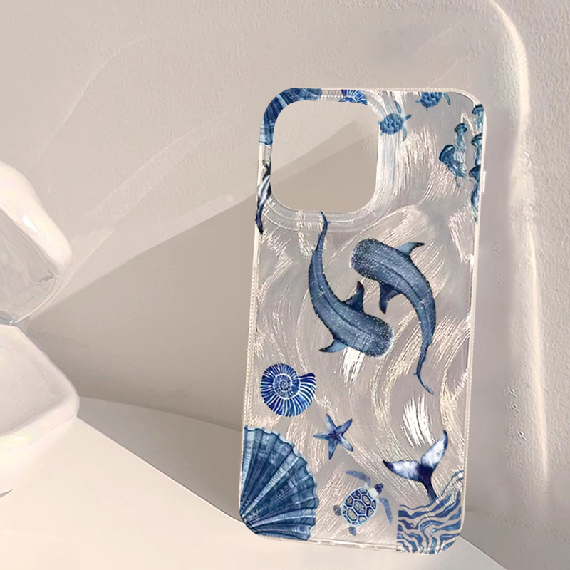 海洋動物クジラとカメのトレンドデザインスマホケース Sams - Phone Cases Trendy のレビューと価格