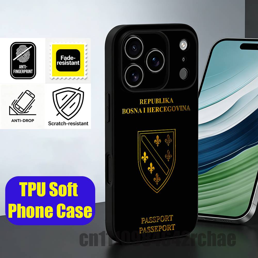ボスニア・ヘルツェゴビナのパスポートモチーフカーペットフラッ - Phone Cases Vape のレビューと価格