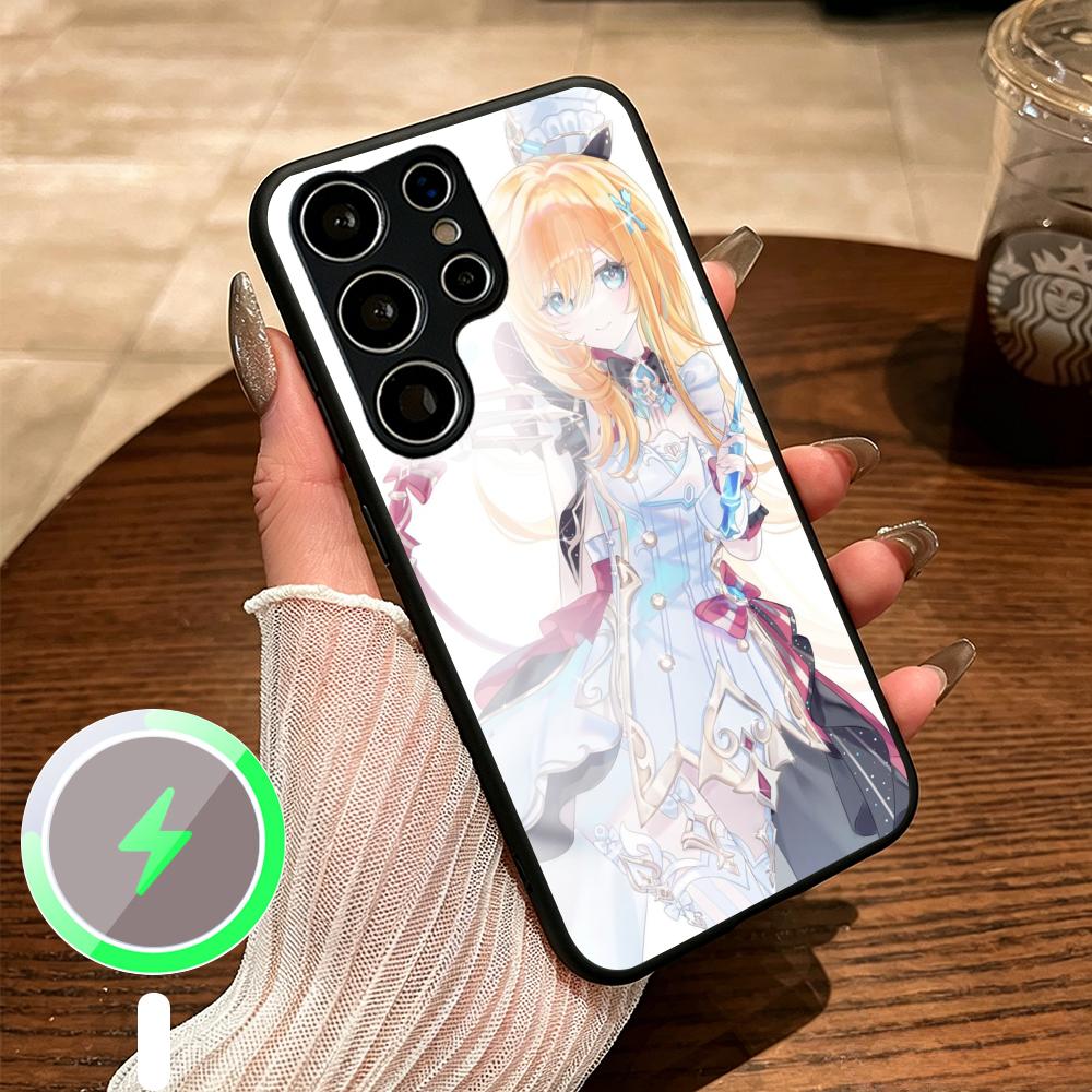 原神インパクト可愛い女の子アニメエスコフィエスマホケース サ - Phone Cases Girls のレビューと価格