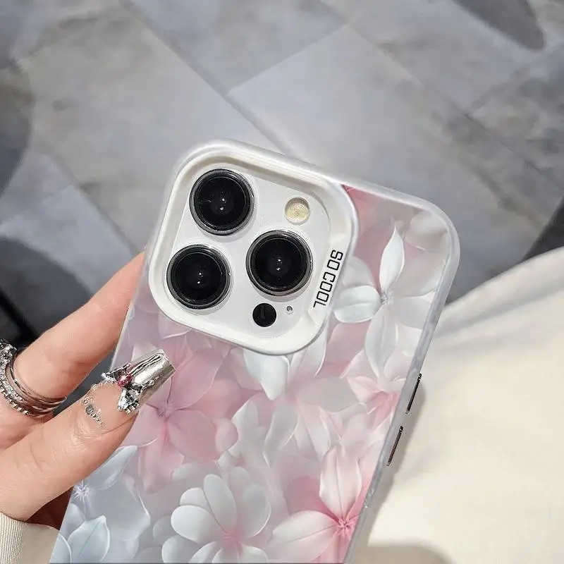 ピンクの花柄ケース iPhone 15Pro 17 16 1 - Phone Cases Pink のレビューと価格