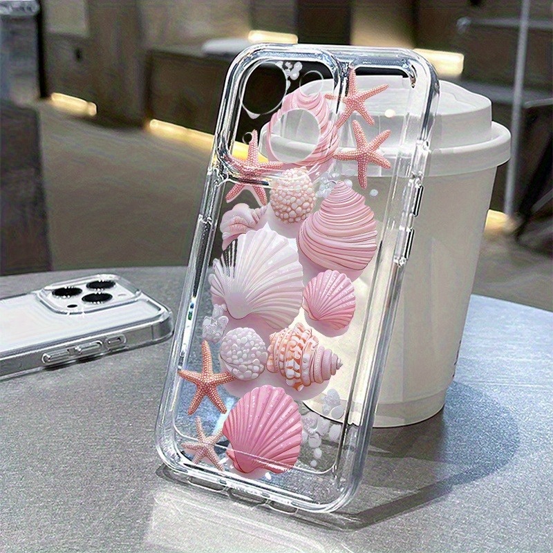 トレンドのピンク貝殻風スマホケース iPhone 17 18 - Phone Cases Trendy のレビューと価格