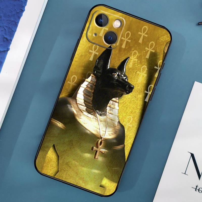 エジプト ネフェルティティ アヌビス アンク柄 iPhone - Phone Cases Egypt のレビューと価格
