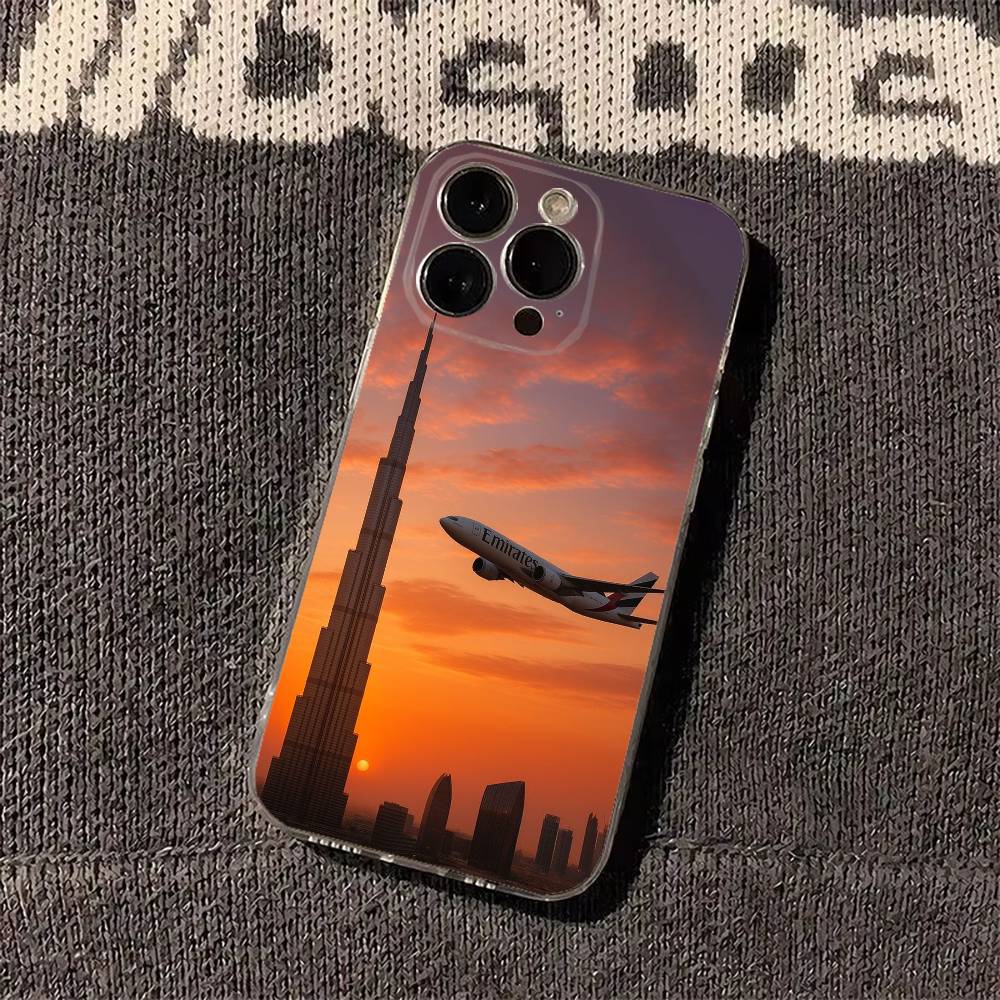 ドバイ・ブルジュ・カリファ飛行機柄iPhoneケース iPh - Phone Cases Dubai のレビューと価格
