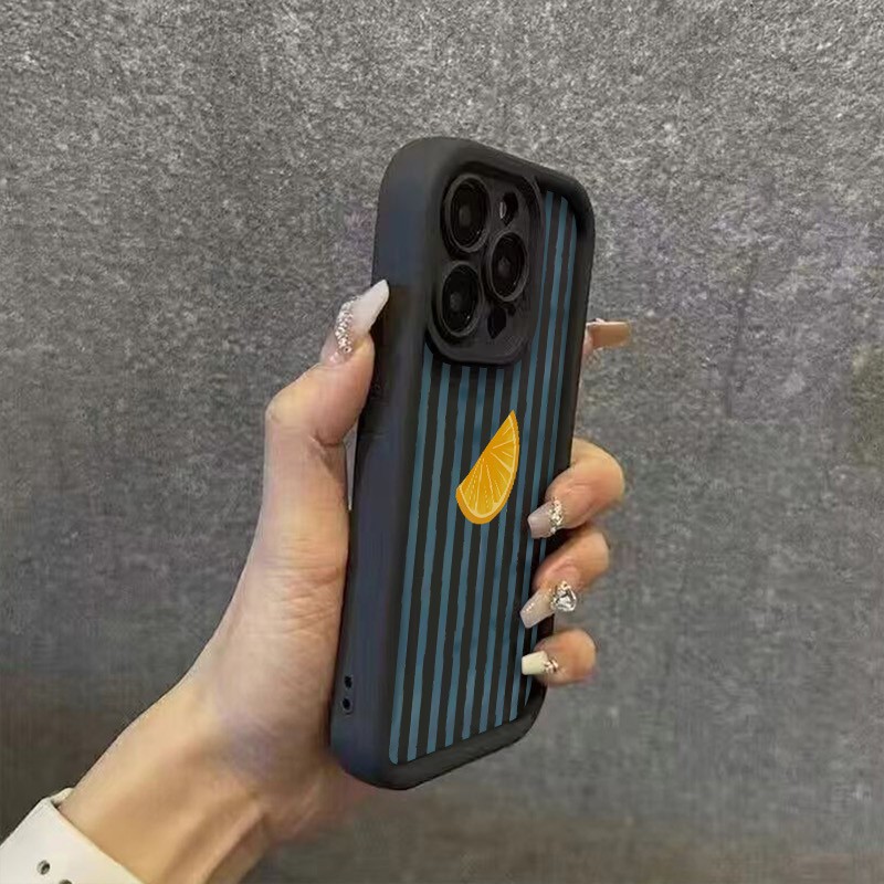ストライプレモン柄スマホケース iPhone 17 16 1 - Phone Cases Store のレビューと価格