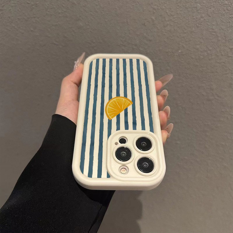 ストライプレモン柄スマホケース iPhone 17 16 1 - Phone Cases Store のレビューと価格