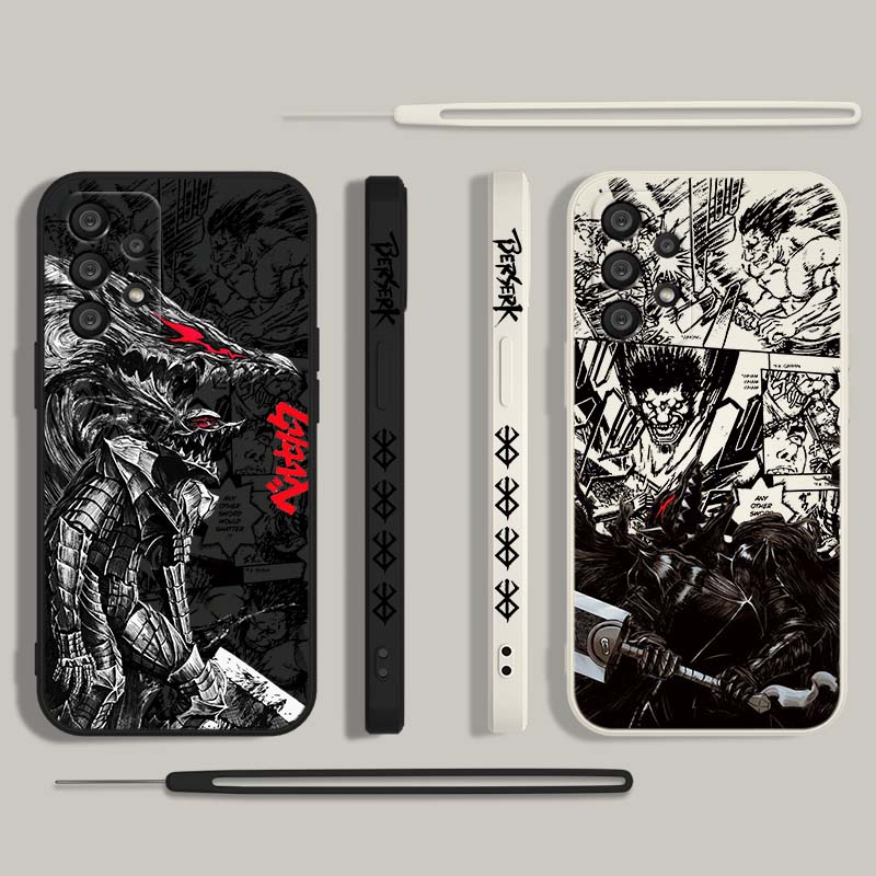 ホットアニメ「ベルセルク」ゾッド・ガッツ柄のSamsung  - Phone Cases For Samsung のレビューと価格