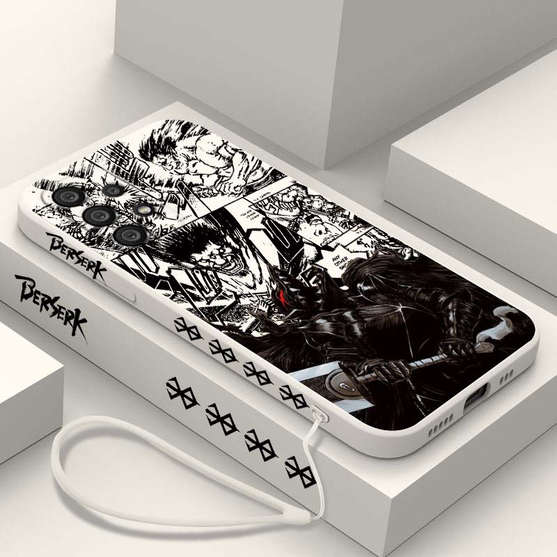ホットアニメ「ベルセルク」ゾッド・ガッツ柄のSamsung  - Phone Cases For Samsung のレビューと価格