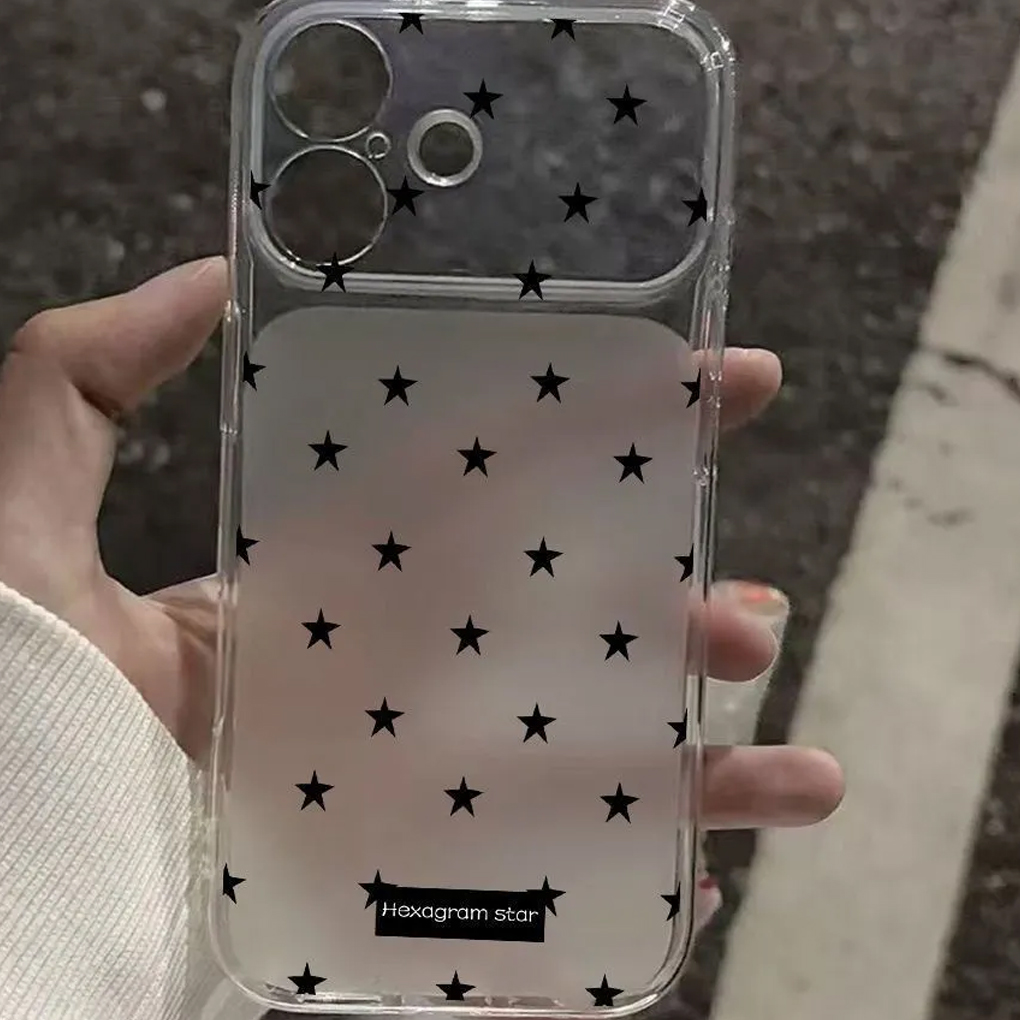 フルスクリーンブラックスターズニッチヤングガールシンプルTP - Phone Cases Girls のレビューと価格
