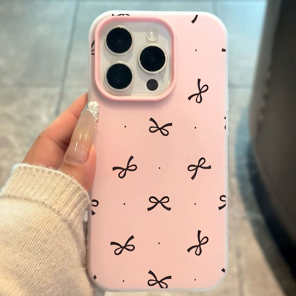 可愛いリボン柄のINS風スマホケース iPhone 17 1 - Phone Cases Store のレビューと価格