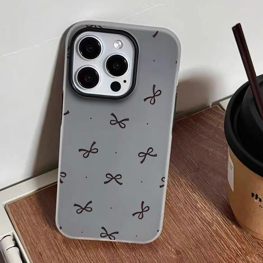可愛いリボン柄のINS風スマホケース iPhone 17 1 - Phone Cases Store のレビューと価格