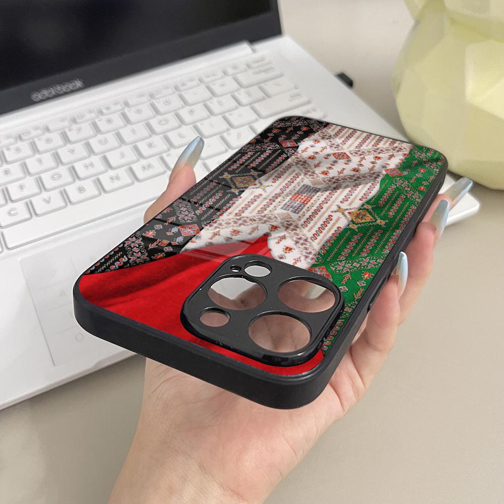 パレスチナ国旗マップパスポート電話ケースガラス製Samsun - Phone Cases Vape のレビューと価格