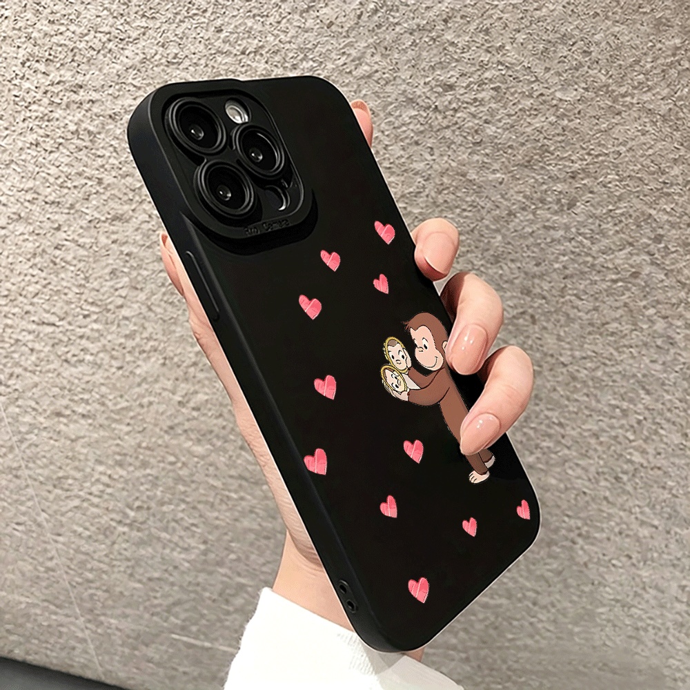 モンキーピンクハートスマホケース Samsung Galax - Phone Cases Pink のレビューと価格
