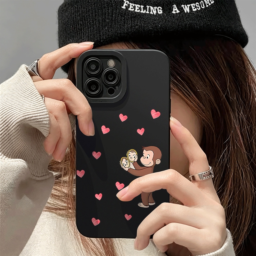 モンキーピンクハートスマホケース Samsung Galax - Phone Cases Pink のレビューと価格