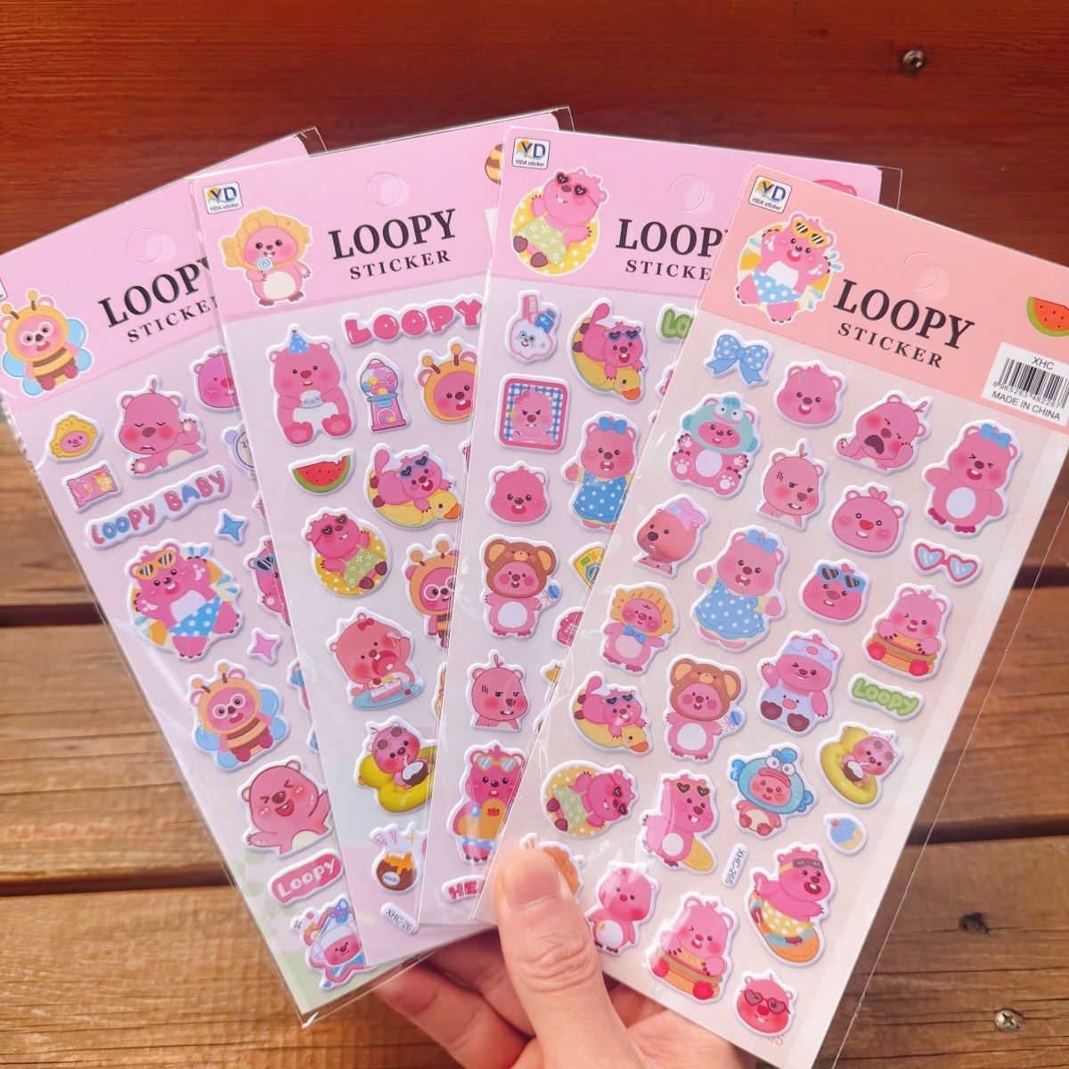 新しいポロロアニメのかわいいループ状3Dフォームステッカー、 - Phone Cases Loopy のレビューと価格
