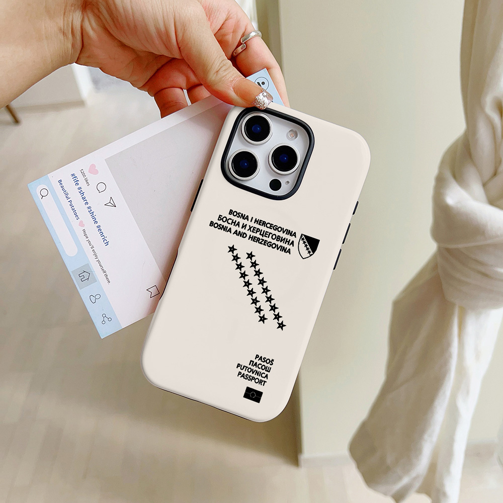 ボスニア・ヘルツェゴビナ パスポート柄 iPhone 17  - Phone Cases Vape のレビューと価格