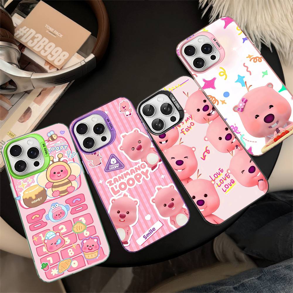 韓国ザンマン L-Loopy スマホケース iPhone 1 - Phone Cases Loopy のレビューと価格