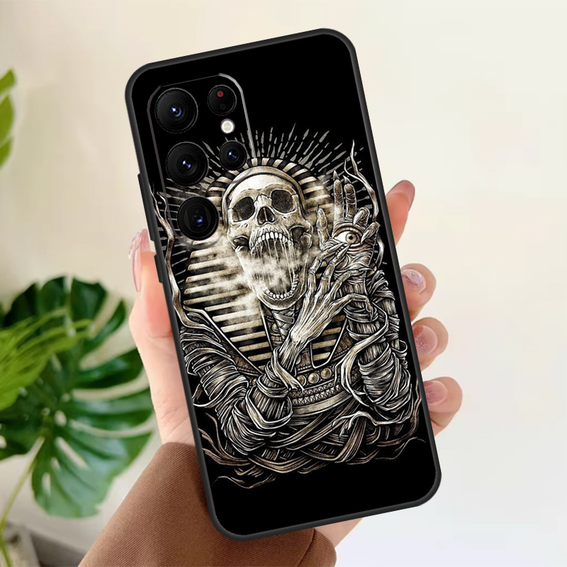 古代エジプトのファラオ柄ソフトケース Samsung Gal - Phone Cases Egypt のレビューと価格