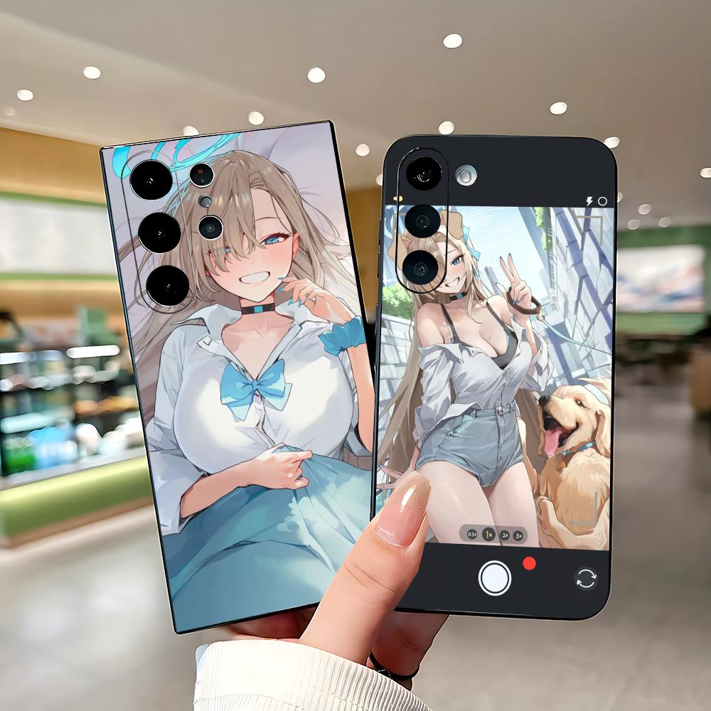 ホットブルーアーカイブ グリルアスナ スマホケース サムスン - Phone Cases For Samsung のレビューと価格