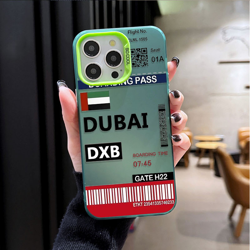 ドバイ搭乗券風スマホケース iPhone 16 15 14  - Phone Cases Dubai のレビューと価格