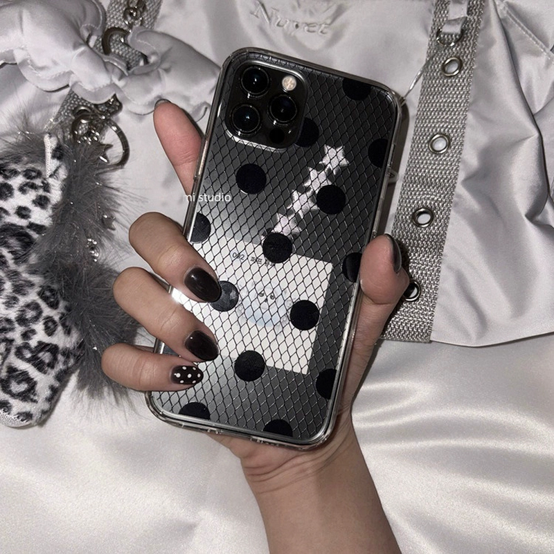 セクシーな女の子のウェーブポイントレース柄iPhoneケース - Phone Cases Girls のレビューと価格