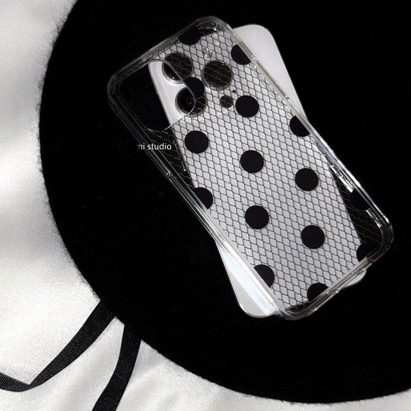 セクシーな女の子のウェーブポイントレース柄iPhoneケース - Phone Cases Girls のレビューと価格